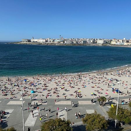 Ferienwohnung Piso Con Vistas A La Playa De Riazor A Coruña Exterior foto
