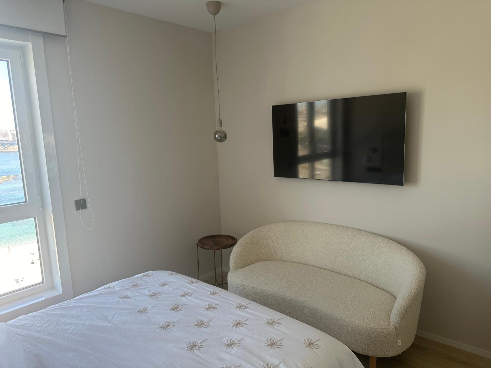 Ferienwohnung Piso Con Vistas A La Playa De Riazor A Coruña Exterior foto