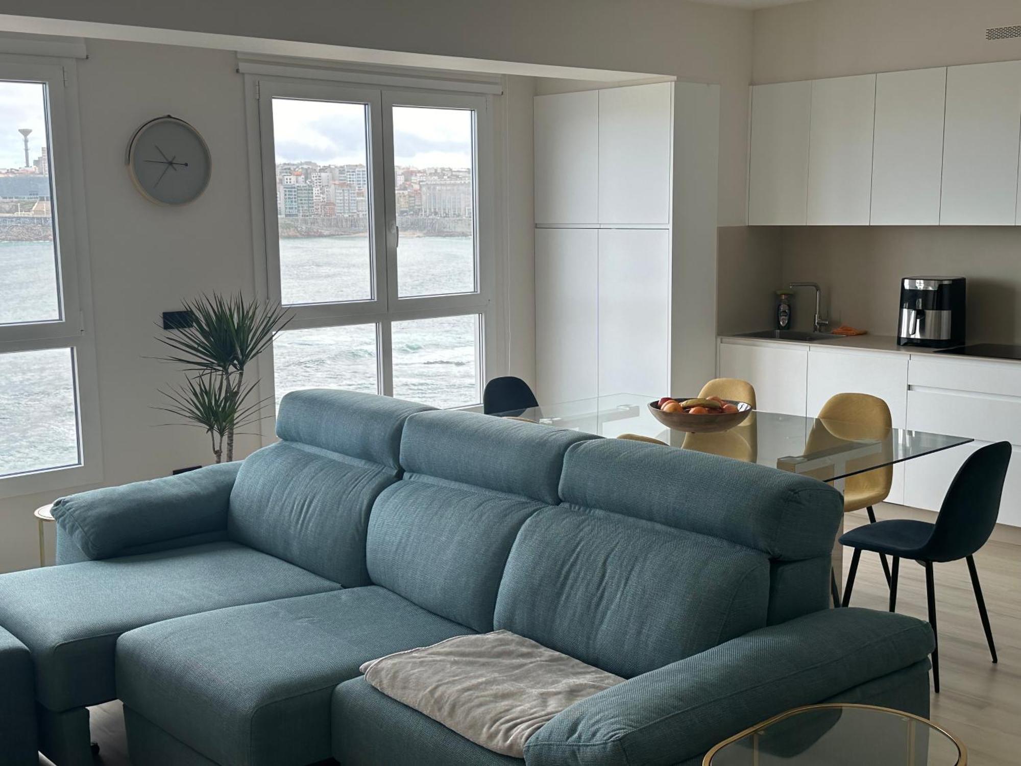 Ferienwohnung Piso Con Vistas A La Playa De Riazor A Coruña Exterior foto
